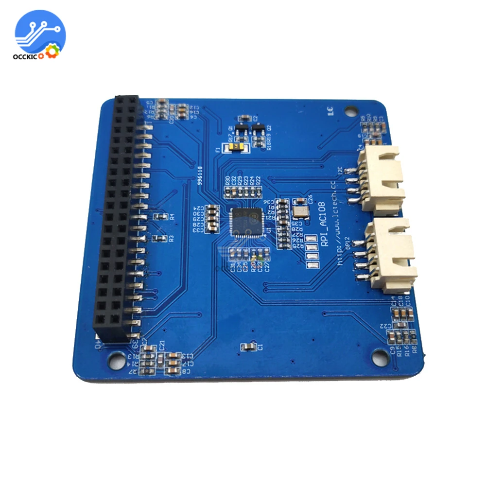 4 Mic Input Decoder Module for Raspberry Pi Expansion Board Microphone AC108 Smart Voice Practical Program recognition module |
