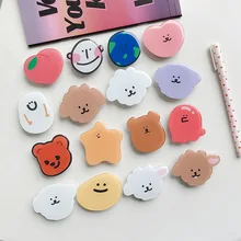 Wholesale cute anime cartoon airbag mobile phone bracket finger clip bracket mobile phone extension universal mobile phone ring