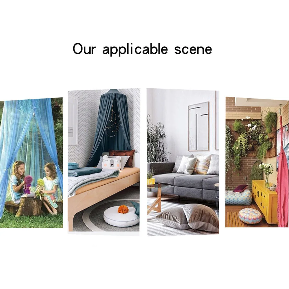 Детская кровать для маленькой принцессы форма медузы занавеска навес летняя