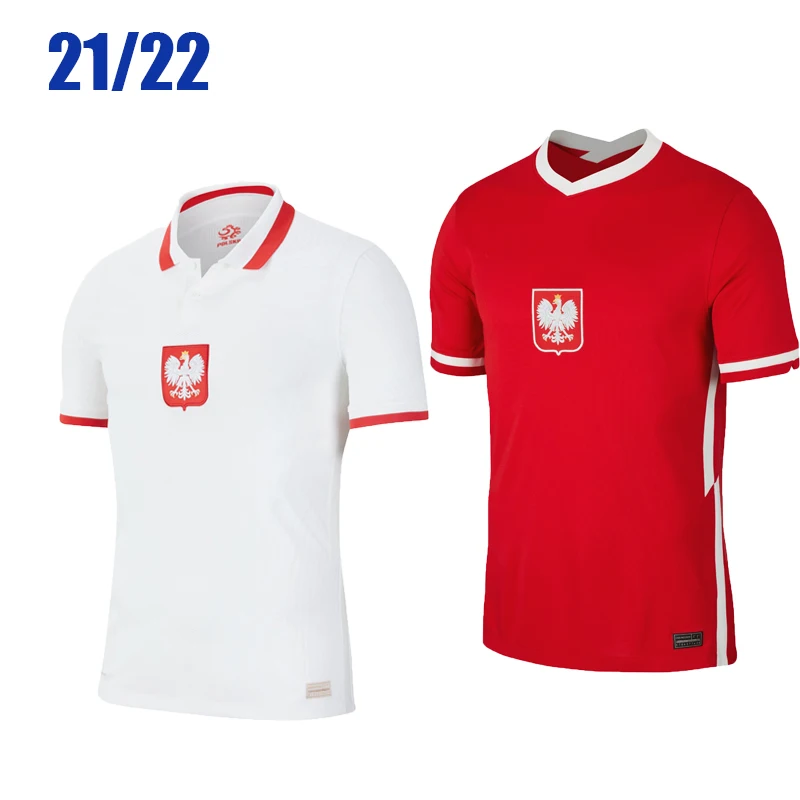 

2021/2022 new Poland Soccer jerseys Home Away countries maillot foot Shirts Football uniform camisetas de fútbol