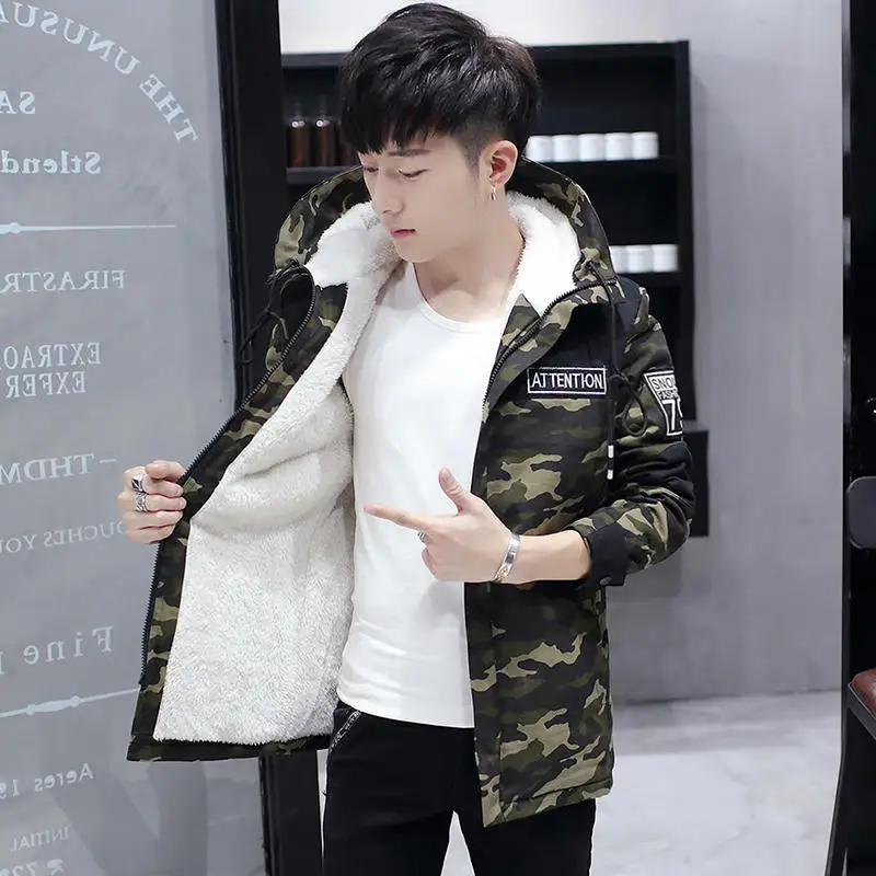 Зимняя мужская куртка хит продаж 2019 камуфляжное армейское толстое теплое пальто
