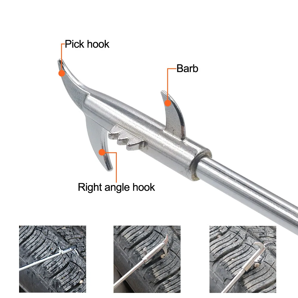 

1PC Car Tyre Tire Stone Cleaner Groove Broken Stone Remover Tire Cleaning Hook Car Styling Repair Tool Easy Remove Tire Waste