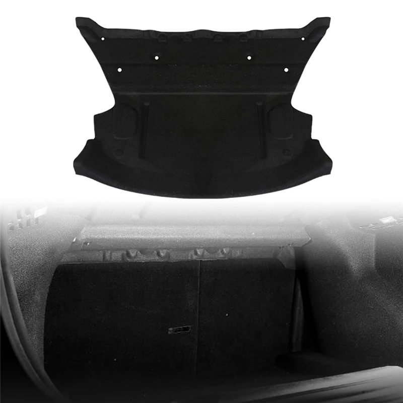 Car Rear Trunk Soundproof Heat Insulation Cotton Mat Deadening Protective Cover Tasteless PVC Sticker for Tesla Model 3 17-20