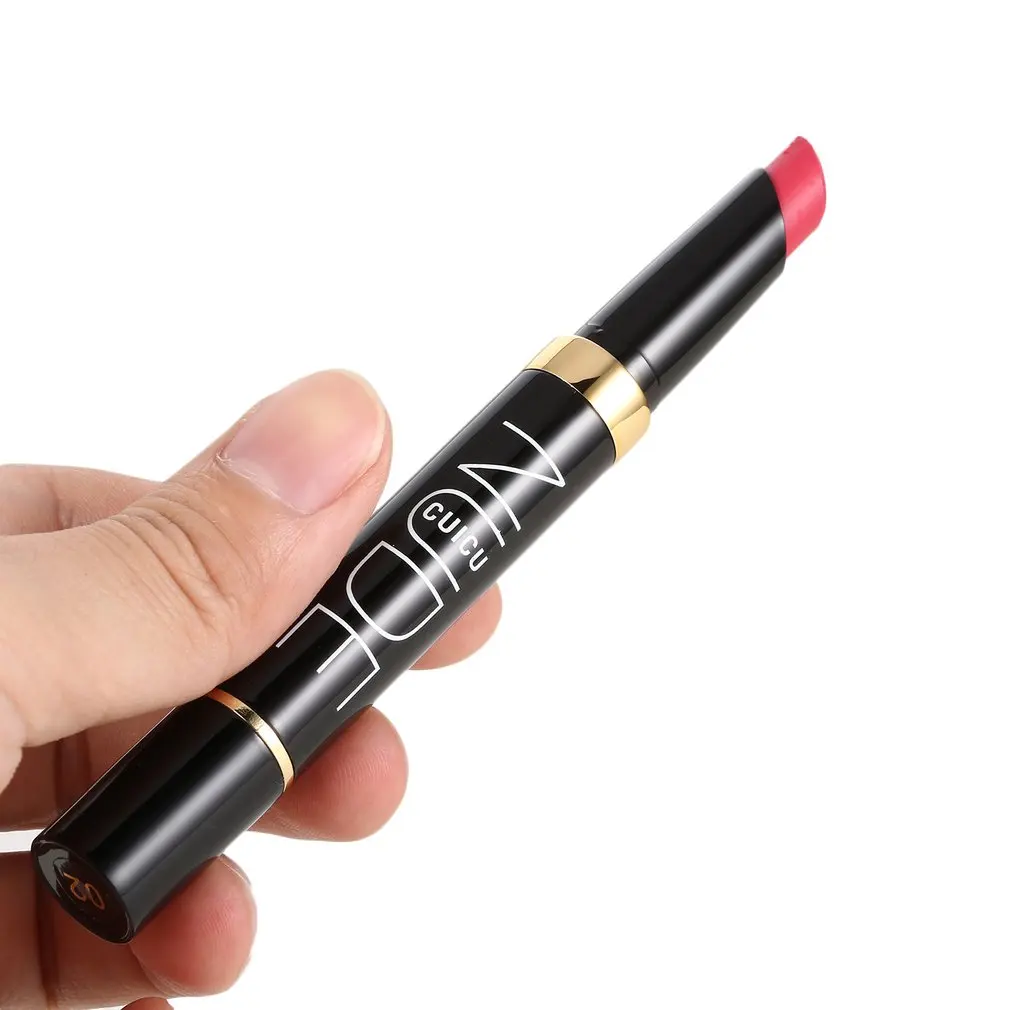 Матовая записываемая влажная губная помада ручка стойкий макияж блеск для губ