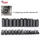 Высокоточный адаптер VACK, Цанга, кусок фрезерного станка с ЧПУ адаптеры инструментов, держатель 12,7 мм, изменение на 6,35 мм8-6,358-6 12-8 мм, разные размеры