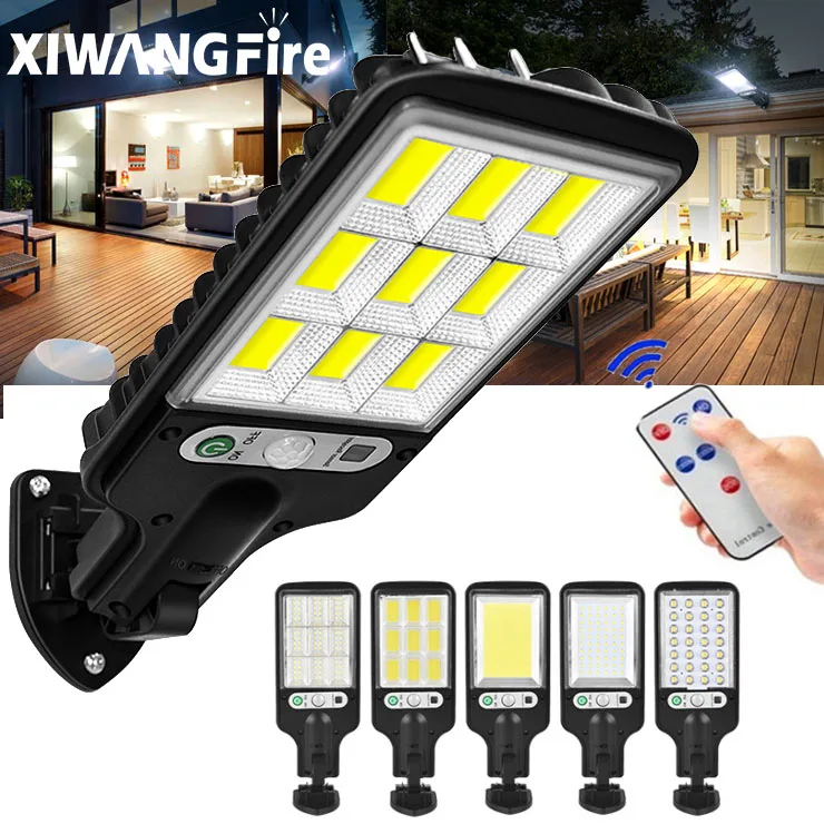 

Solar Street Lights Outdoor Solar Lamp With 3 Light Mode Waterproof Motion Sensor Security Lighting for Garden Patio Path Yard