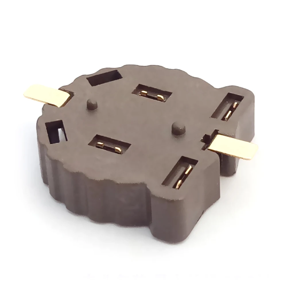 

10PCS SMD SMT CR1220 CR1225 BS-1220-2 3V BUTTON CELL BATTERY SOCKET HOLDER CASE BOX 100% Brand New And High Quality