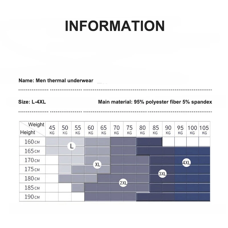 

Men Winter Thermal Underwear New Plus Velvet Keep Warm Tights Spring Autumn and Winter Cycling Ski Fitness Sports Underwear