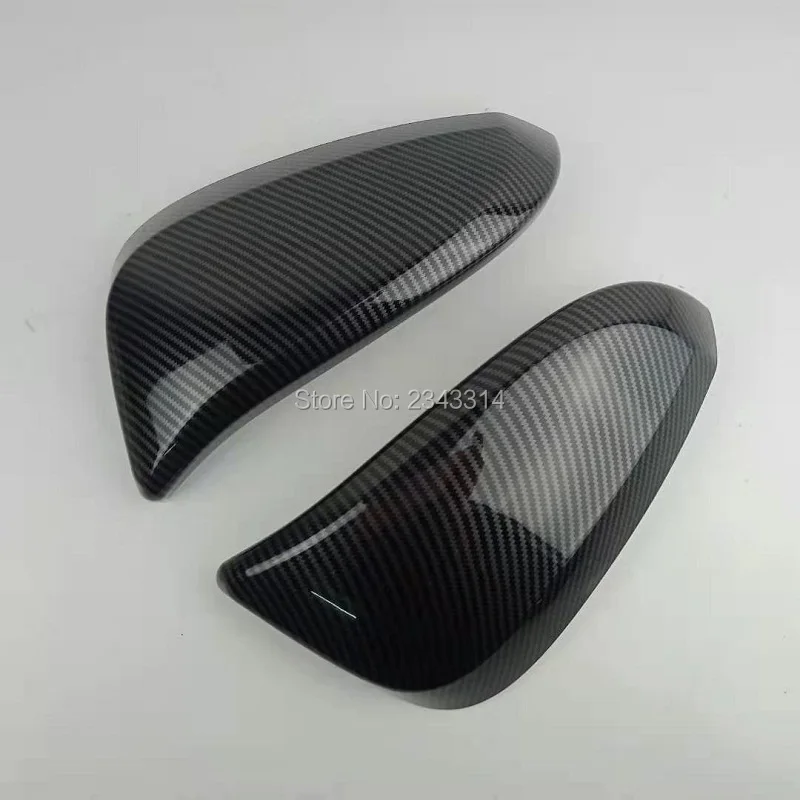 For Toyota Harrier XU60 ABS Carbon Fiber Pattern Door Mirror Cover Rear View Mirror 2013-2015 2016 2017 2018 Car Accessories images - 6