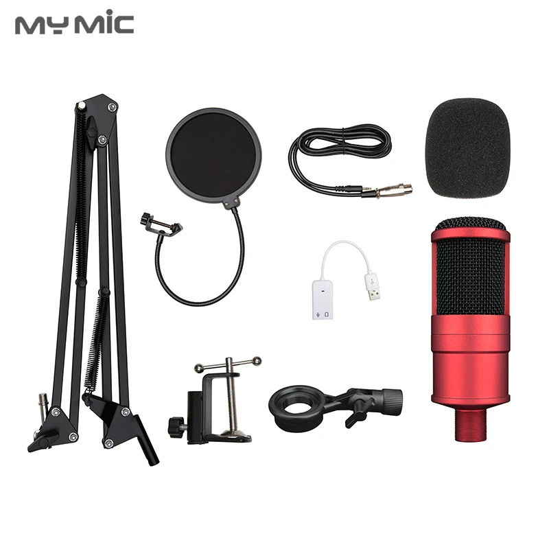 Мой Mic PR200X профессиональный компьютерный игровой Студийный микрофон для записи с