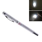 5 в 1, многофункциональные канцелярские принадлежности, телескопическая красная лазерная указка, ручка со светодиодной подсветкой, офисные принадлежности