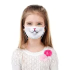 3 шт., детские маски для лица с принтом животных