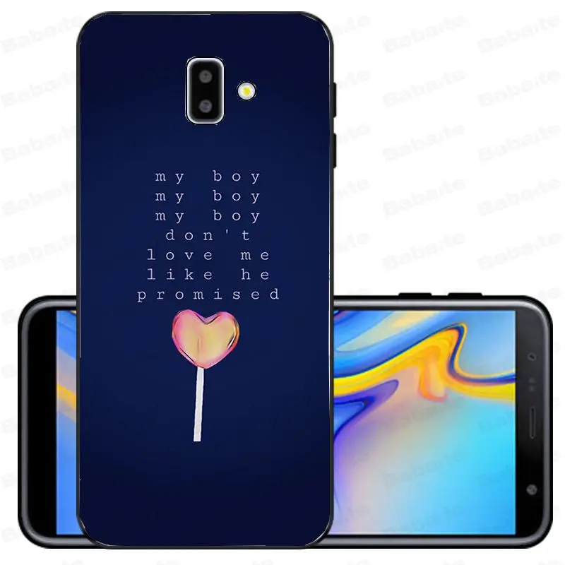 Song Lyrics Billie Eilish Эстетическая Оболочка Чехол для телефона samsung Galaxy j6 plus A6 A8 A9 A10 A30 A50 мобильные телефоны - Цвет: A12