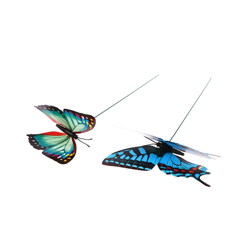 

Butterflies Garden Decoration Outdoor Yard Planter Colorful Flower Pots Decor