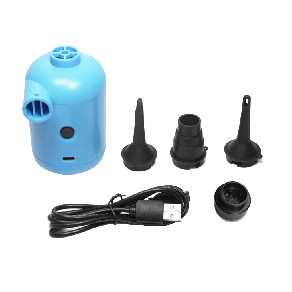 

Portable USB Electric Air Pump Air Mattress Boat Sofa Auto Air Inflatable Pump for Car Camping Inflator 2-in-1 Air Pump