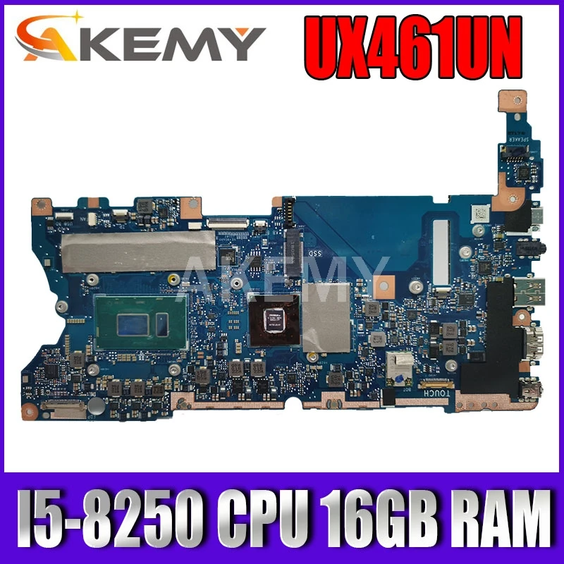 

Akemy UX461UN материнская плата I5-8250 процессор 16 Гб RAM N17S-LG-A1 материнская плата REV2.1 для ASUS UX461UN UX461 UX461U материнская плата Тест ОК