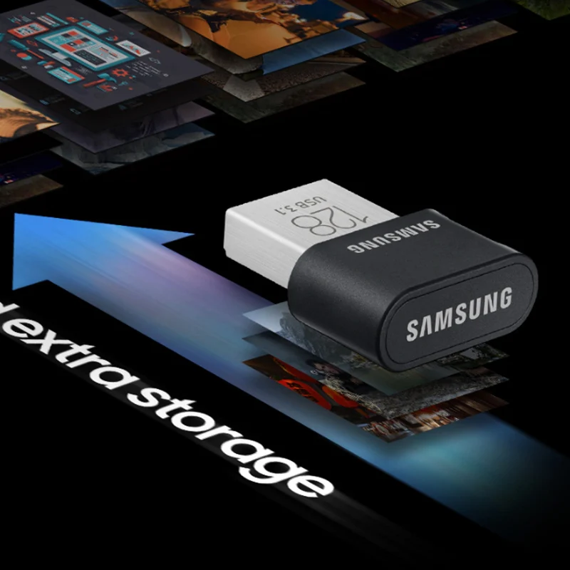 Оригинальный SAMSUNG FITplus USB 3 1 Флешка 32 Гб 64 200 МБ/с./с память Usb 0 флэш-накопитель 128 ГБ