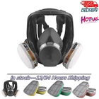 31517 в 1 6800 Полнолицевая химическая противогаз пылезащитный респиратор краска пестициды промышленный спрей силиконовые Полнолицевые фильтры