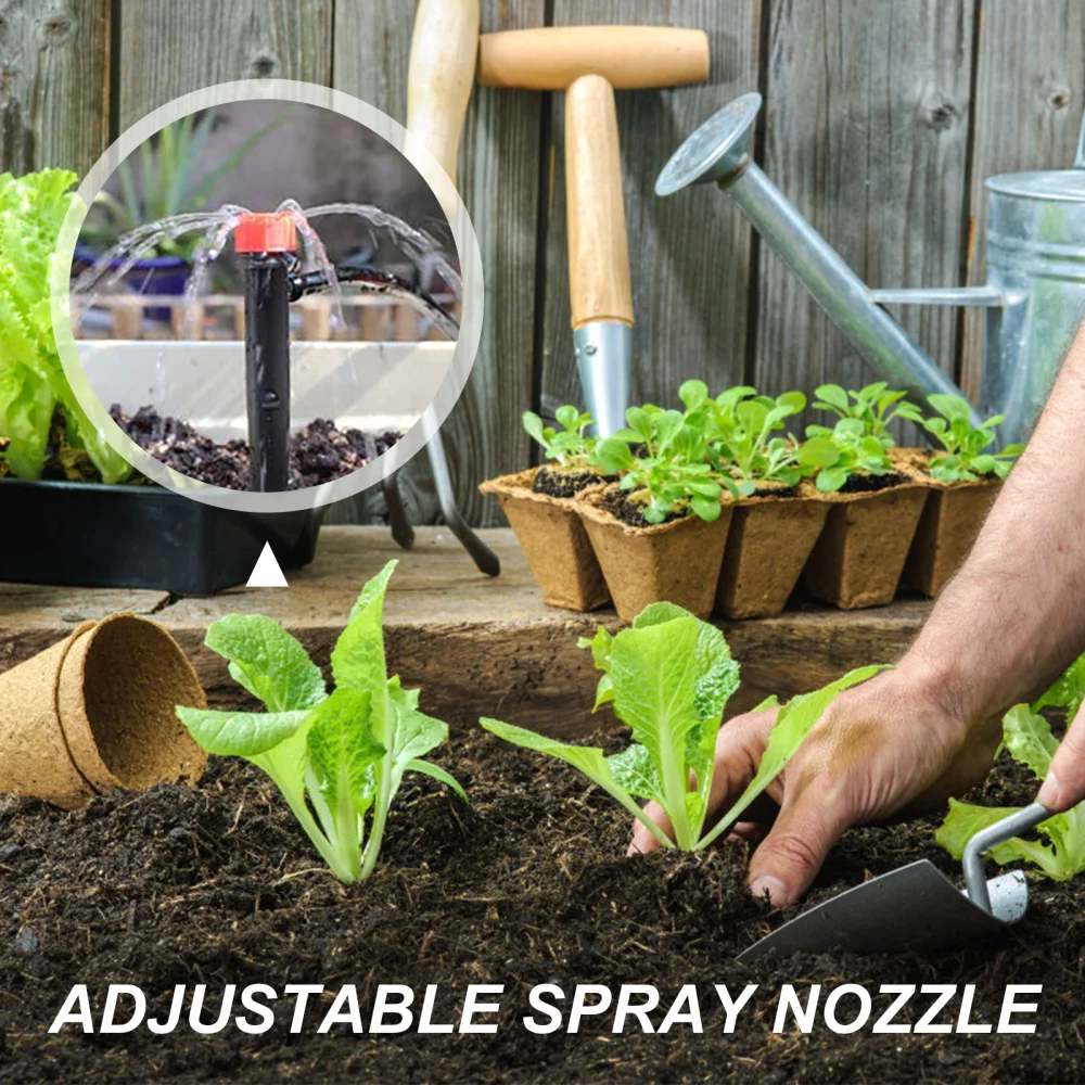 

1 Set Garden Irrigation Sprinkler Set Drip Irrigation Kit for Greenhouse