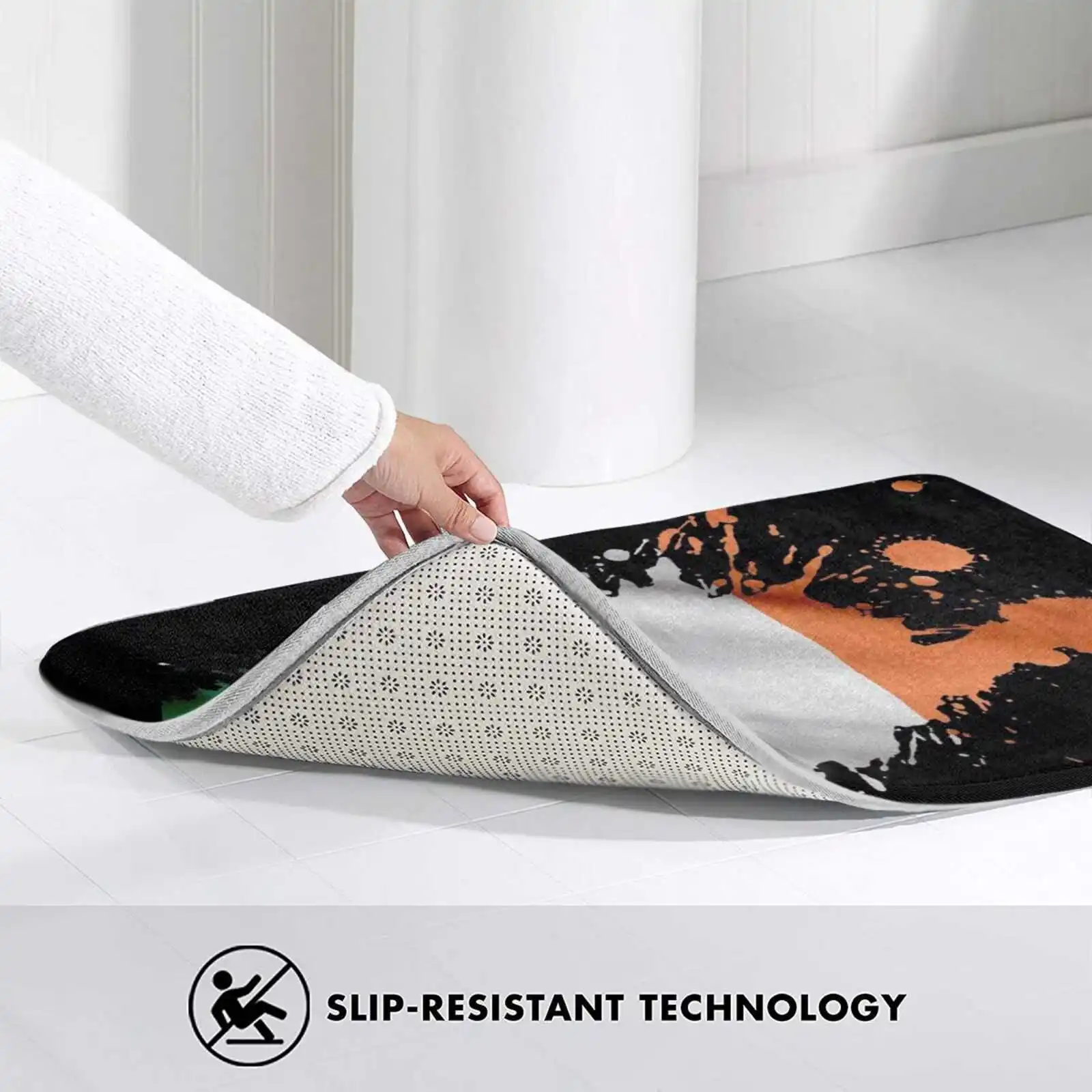 Мягкий Нескользящий 3D коврик с флагом Республики Ирландия/ирландский флаг