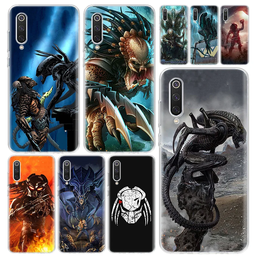 Чехол для телефона Alien Vs Predator окрашенный Xiaomi 8T 8 8A 7 7A 6 6A 5 10 K20 S2 K30 Pro Mi CC9 9 5X 6X