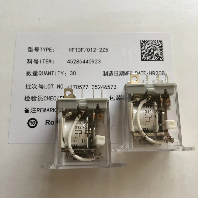 HF13F/012 2Z5 HF13F/A240 1Z5 промежуточное реле 10A 8 пинов|Реле| |