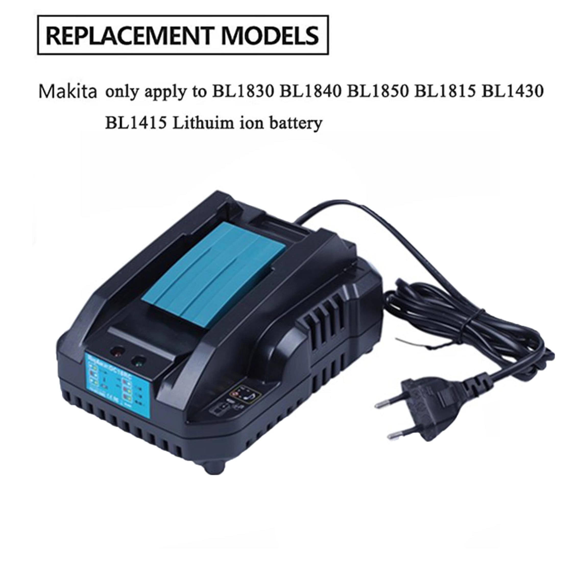 

2021 new 18.0ah 18V rechargeable battery, backup Li ion battery for Makita bl1880 bl1860 bl1830 + 4A charger