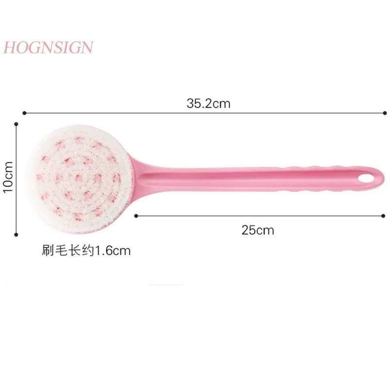 

Душ-массажер для здоровья, щетка для ванны, длинная ручка, задняя часть для купания, артефакт, грязь, мягкие волосы, инструмент для очищения к...