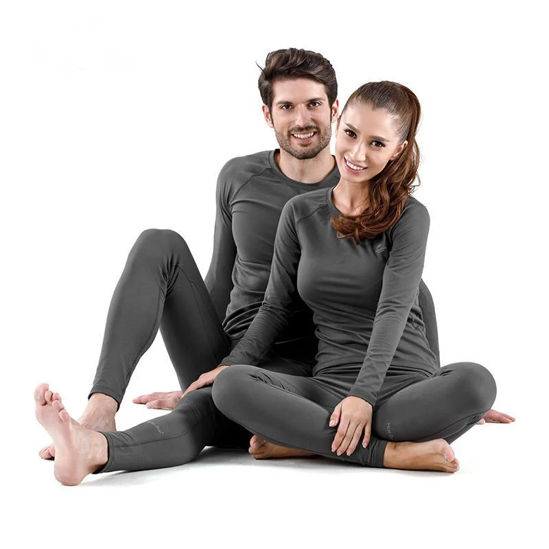 

Women's Ultra Soft Winter Base Layering Set Microfiber Fleece Thermal Underwear Long Set With Fleece Lined Men