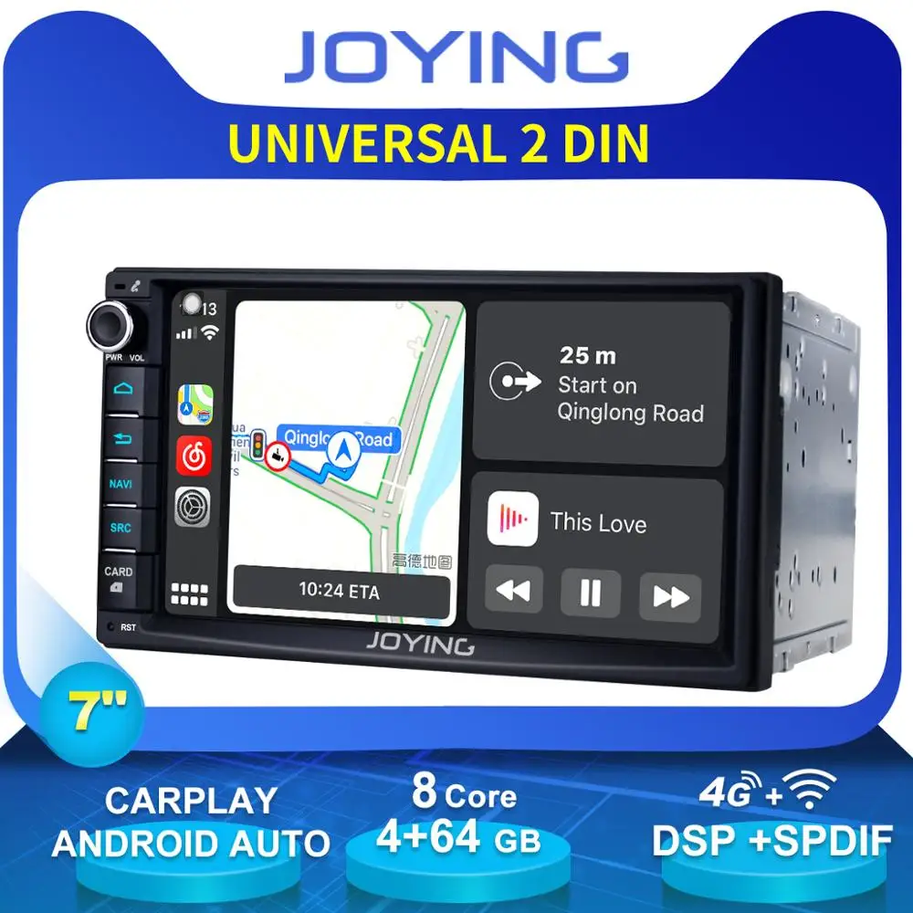 7 дюймовый Восьмиядерный двойной 2Din универсальный головное устройство Android