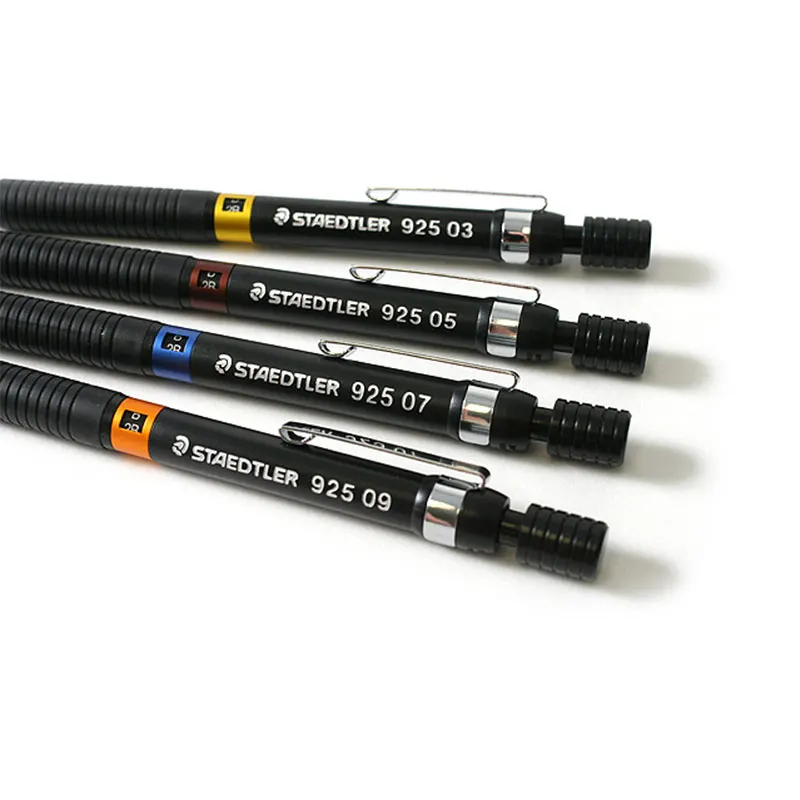 Staedtler 925 автоматический механический карандаш 0 3/0 5/0 7/0 9 мм черный цвет для