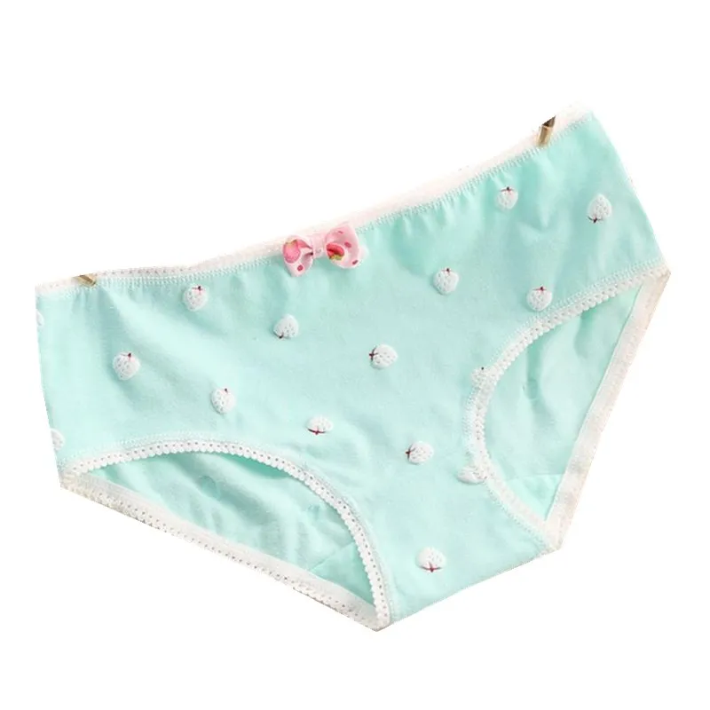 4 шт./лот молодых трусы ярких цветов для девочек детские подростков детское