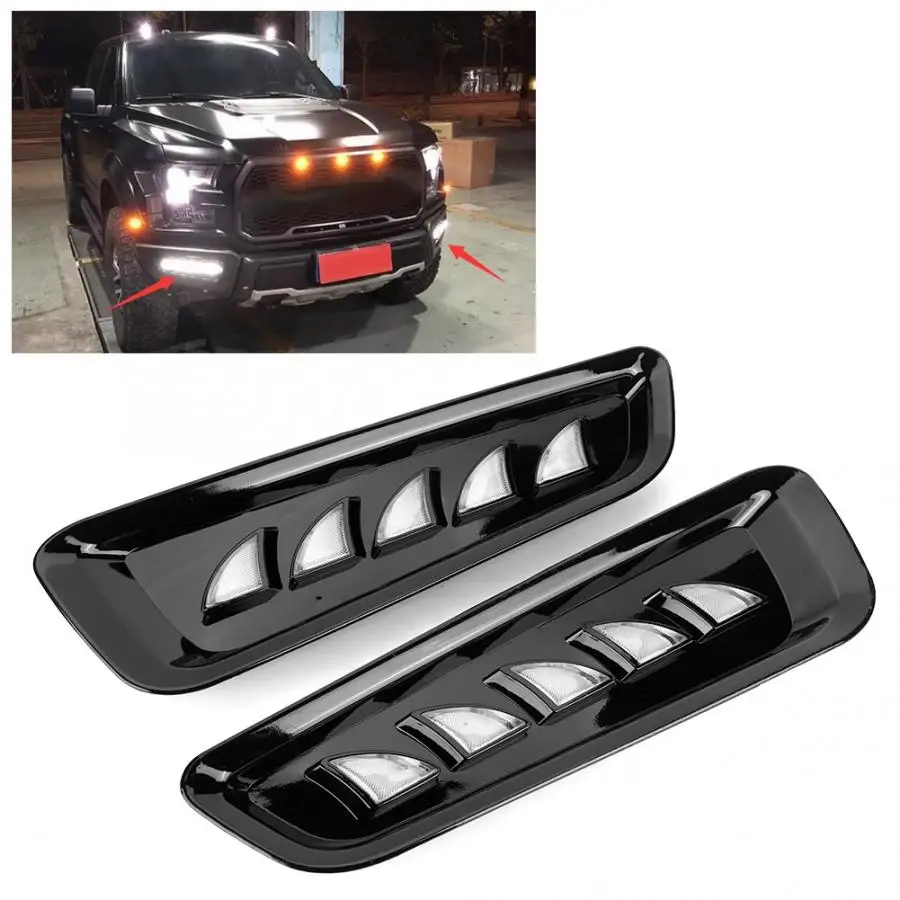 2 шт. автомобильный цвета светодиодный дневные ходовые огни DRL противотуманная