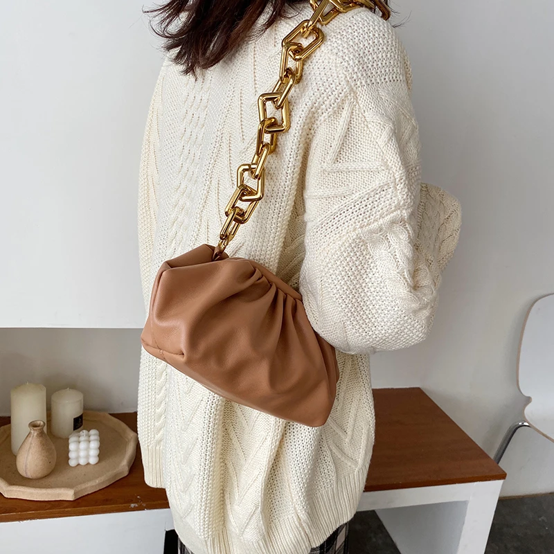 

Women Pu Designer Leather Handbags Shoulder Bags High Quality Chain Messenger Bags Small Fashion Female Crossbody Bags for Women