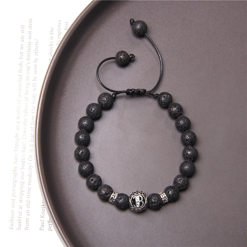 Браслет с 26 надписями и идентификацией регулируемый для мужчин женщин