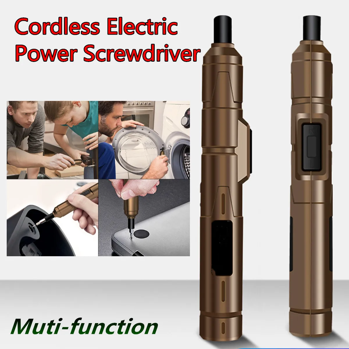 

Многофункциональный Электрический мини-шуруповерт 3,6 В, Аккумуляторная дрель с набором сверл и кабелей