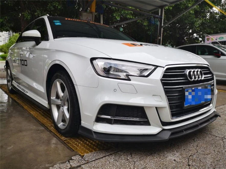 Защитный диффузор для заднего бампера Audi A3 ABS 2019-2020 комплект корпуса бампер