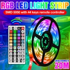 RGB-Лента светодиодная декоративная, 12 в пост. Тока, USB, 5-20 м