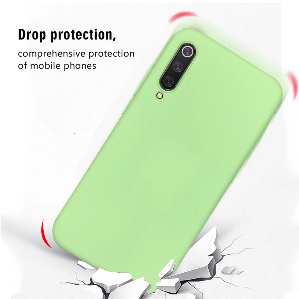 Мягкие чехлы из ТПУ для телефона Xiao mi Red 7 Note 6 5 Pro Liquid Silicone Back Защитная крышка Xiaomi 8