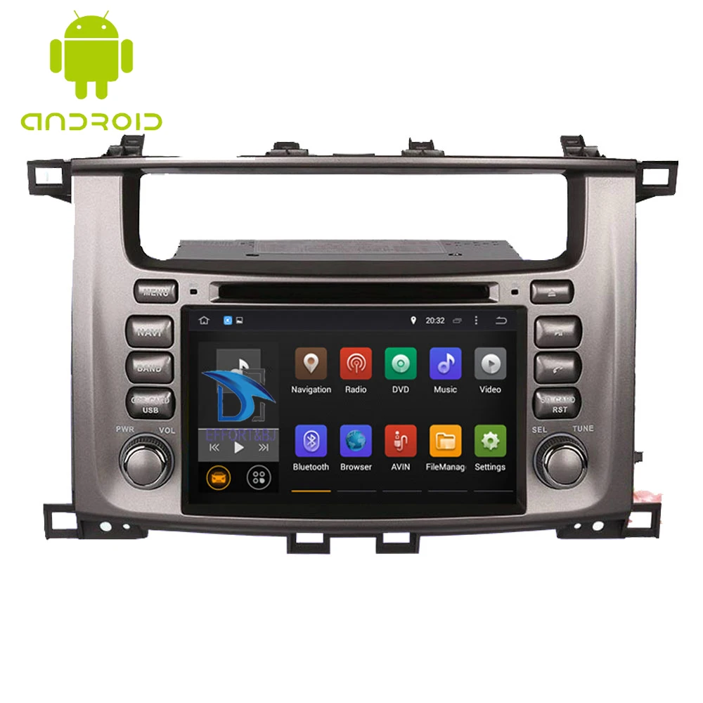 Автомобильный GPS-навигатор на Android для TOYOTA Land Cruiser 100/LC100/Lexus LX470 1998-2007 автомобильное