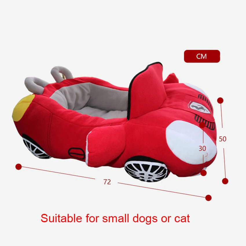

Cute Pet Dog Bed Fashion Car Shape Cat House Soft Warm Kennel Durable Nest for Dogs Cats Sleeping Beds Cushion Pet Supplies