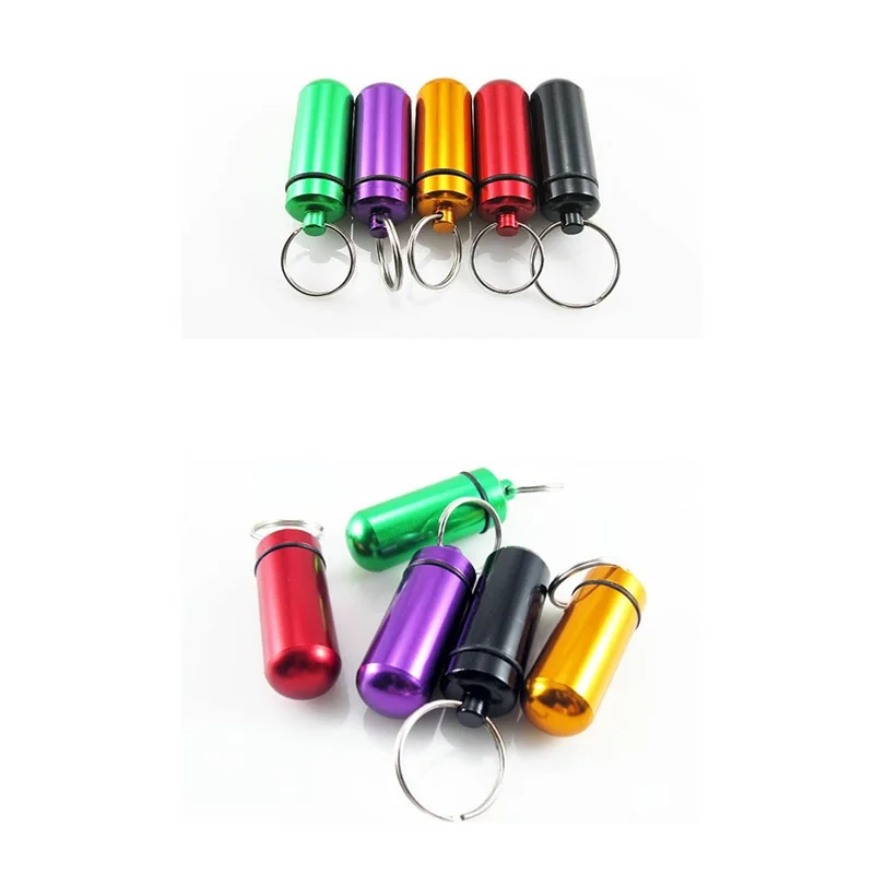 Новинка высокое качество портативный водонепроницаемый синий мини брелок из