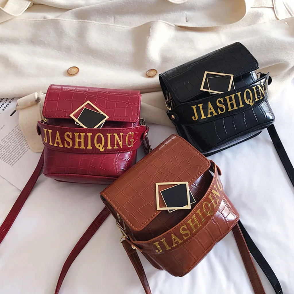 

OCARDIAN Solid Color Messenger Bag Fashion Women Hasp Handle Bags Trend Large Capacity Leather Shoulder Bag Messenger Bag