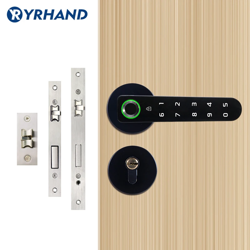 Биометрический полупроводниковый замок с отпечатком пальца умный дверной