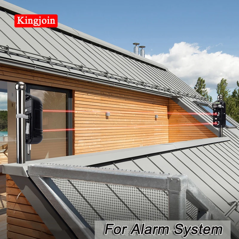 Водонепроницаемый двухлучевой датчик активный инфракрасный детектор вторжения