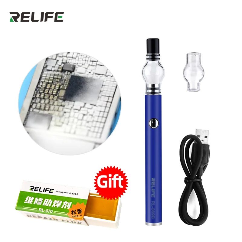 

RELIFE RL-069B Rosin Short Circuit Detector USB Charging For Detecting Fault Points Of Mobile Phone Computer Motherboard