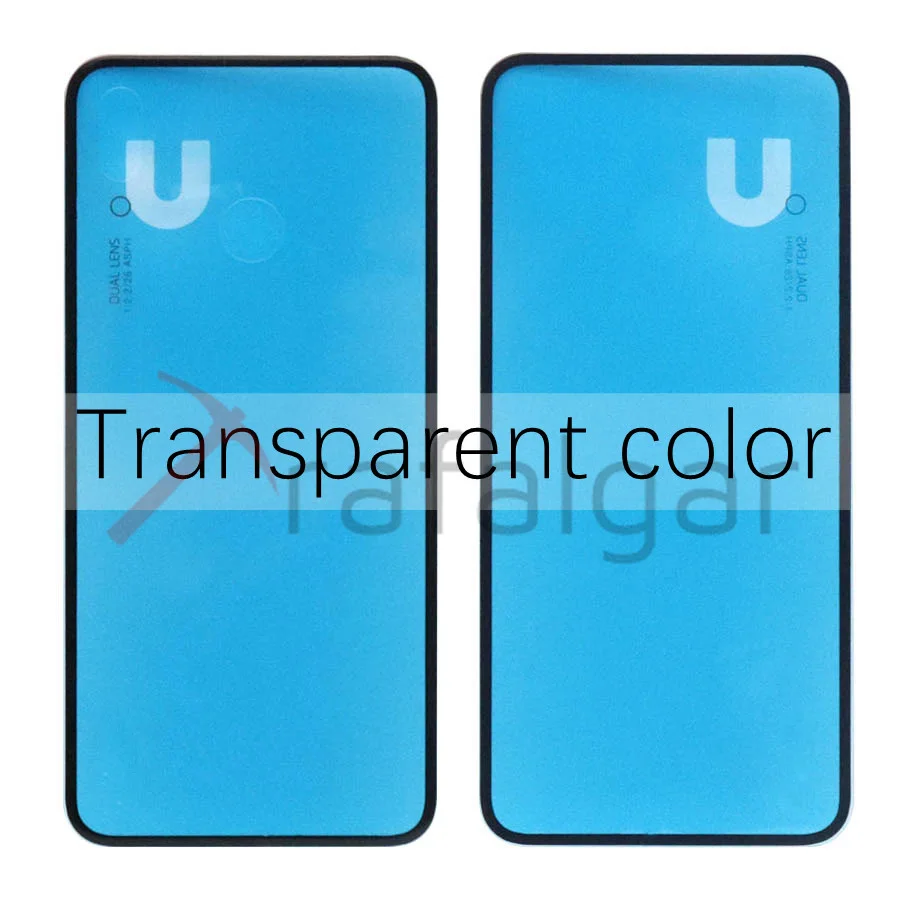 Задняя стеклянная панель для Huawei P20 Lite Крышка батарейного отсека nova 3e задний