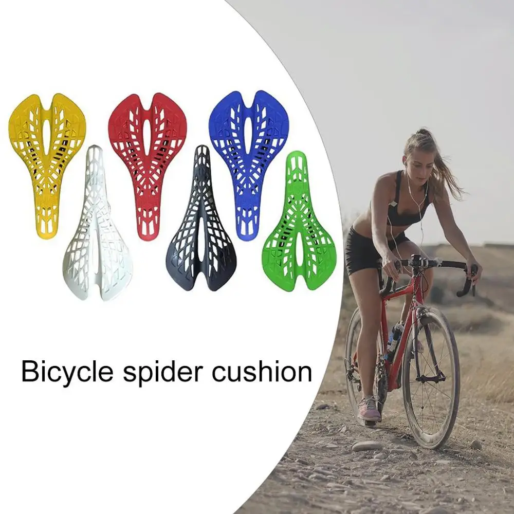 

Bicycle Spider Cushion Road Bike Seat Cushion Mountain Bike Spider Web Bike Seat Hollow bike Seat Cushion