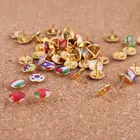 100 шт.кор. карта Tacks Национальный флаг Клей для чертежных кнопок канцелярские кнопки Примечание маркеры для доски Q1JC