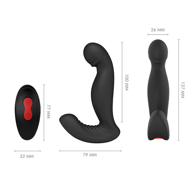 Adult Prostate Massager Non-porous Waterproof Products Anal Plug Anterior Chamber Vibration Remote Control |
